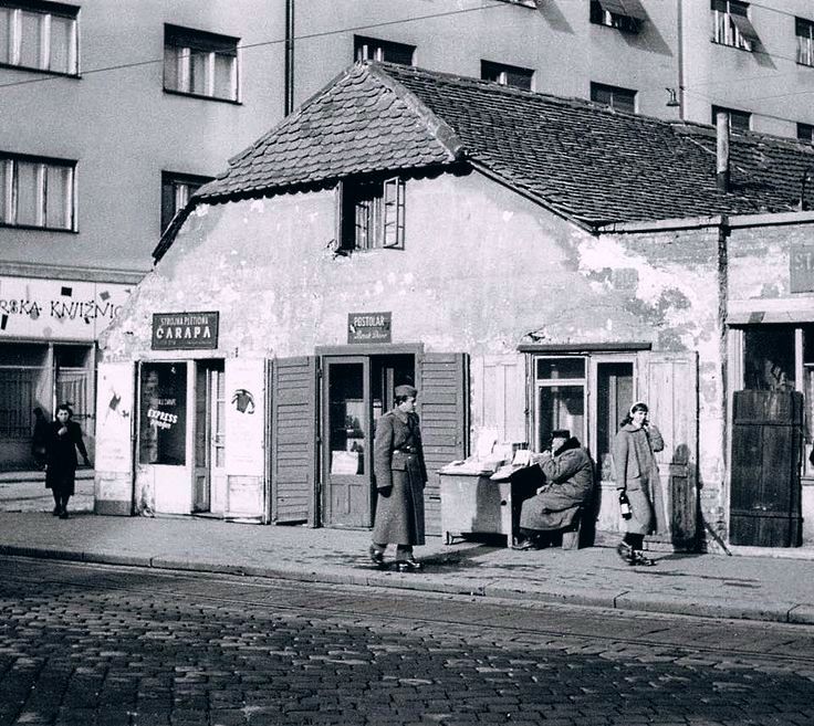 Ilica 1950-ih godina, kod Mandaličine